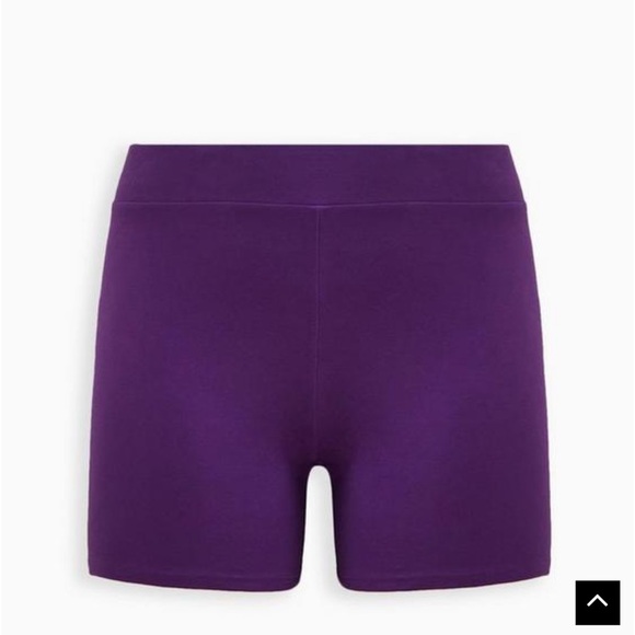 TORRID 5 Inch Signature Waist Bike Short Purple Size M/L NEW - Picture 9 of 9